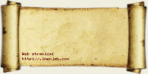 Olga Hrnjaković vizit kartica